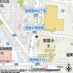 宮崎銀行恒富支店周辺の地図