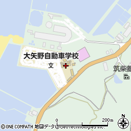 大矢野自動車学校周辺の地図