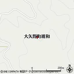 熊本県上天草市大矢野町維和周辺の地図