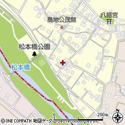 熊本県八代郡氷川町島地1294周辺の地図