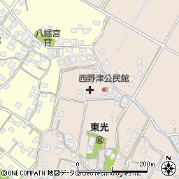 熊本県八代郡氷川町野津4528-2周辺の地図