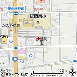 宮崎県延岡市出北5丁目15-14周辺の地図