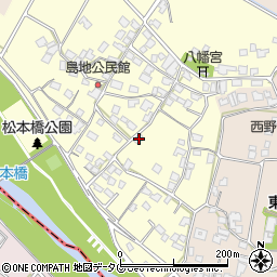 熊本県八代郡氷川町島地1374周辺の地図