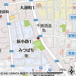 延岡大瀬郵便局周辺の地図