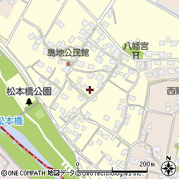 熊本県八代郡氷川町島地1280周辺の地図