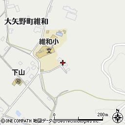 熊本県上天草市大矢野町維和1672周辺の地図