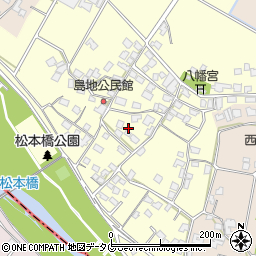 熊本県八代郡氷川町島地1271周辺の地図