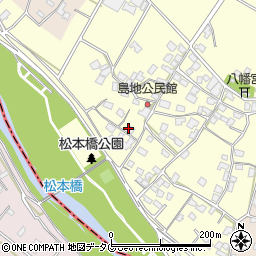 熊本県八代郡氷川町島地1176周辺の地図