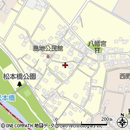 熊本県八代郡氷川町島地1273周辺の地図