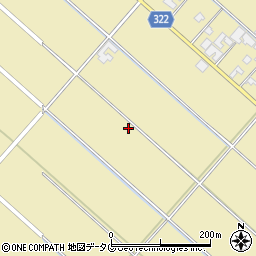 熊本県八代市鏡町北新地周辺の地図