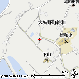 熊本県上天草市大矢野町維和5497周辺の地図