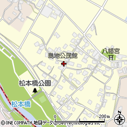 熊本県八代郡氷川町島地1201周辺の地図