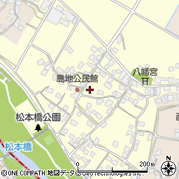 熊本県八代郡氷川町島地1259周辺の地図
