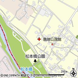 熊本県八代郡氷川町島地1159-1周辺の地図