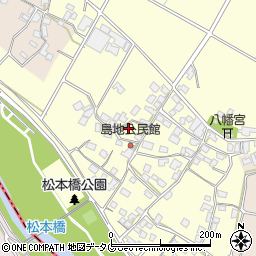 熊本県八代郡氷川町島地1197周辺の地図