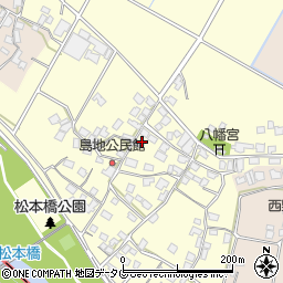 熊本県八代郡氷川町島地1246周辺の地図