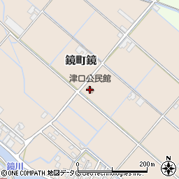 津口公民館周辺の地図