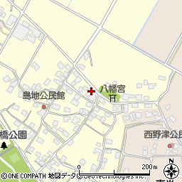 熊本県八代郡氷川町島地1235周辺の地図