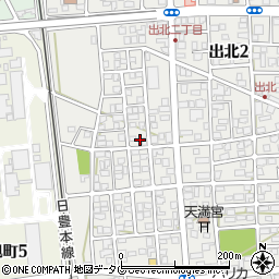 宮崎県延岡市出北2丁目26-20周辺の地図