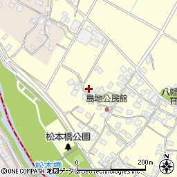 熊本県八代郡氷川町島地1189周辺の地図