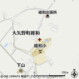 熊本県上天草市大矢野町維和1750周辺の地図