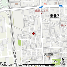 宮崎県延岡市出北2丁目26-14周辺の地図