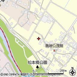 熊本県八代郡氷川町島地1143周辺の地図