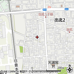 宮崎県延岡市出北2丁目26-13周辺の地図