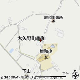 熊本県上天草市大矢野町維和1799-1周辺の地図