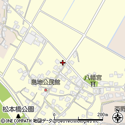 熊本県八代郡氷川町島地1228周辺の地図