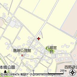 熊本県八代郡氷川町島地1227周辺の地図