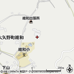 熊本県上天草市大矢野町維和1737周辺の地図