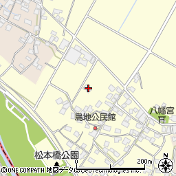 熊本県八代郡氷川町島地1112周辺の地図