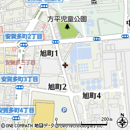 延岡旭郵便局周辺の地図