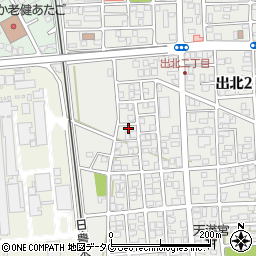 宮崎県延岡市出北2丁目29-20周辺の地図