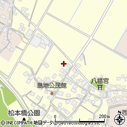 熊本県八代郡氷川町島地1217周辺の地図