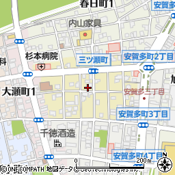 宮崎県延岡市三ツ瀬町周辺の地図