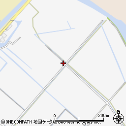 熊本県八代市鏡町貝洲1456周辺の地図