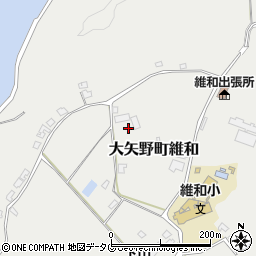 熊本県上天草市大矢野町維和1853周辺の地図