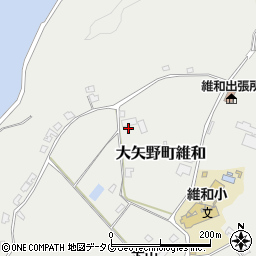 熊本県上天草市大矢野町維和1855周辺の地図
