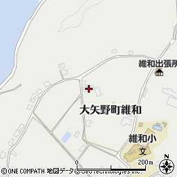 熊本県上天草市大矢野町維和1856周辺の地図