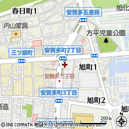 宮崎県延岡市安賀多町周辺の地図