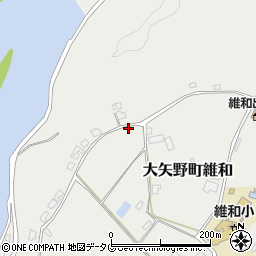 熊本県上天草市大矢野町維和5496周辺の地図