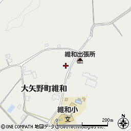 熊本県上天草市大矢野町維和1791周辺の地図