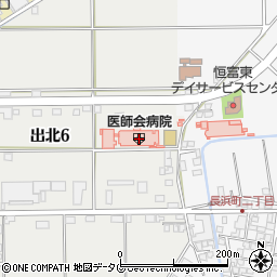 宮崎県延岡市出北6丁目1621周辺の地図