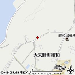 熊本県上天草市大矢野町維和1936周辺の地図