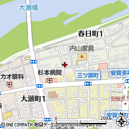 延岡南公民館周辺の地図