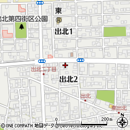 宮崎県延岡市出北2丁目5-12周辺の地図