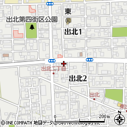 宮崎県延岡市出北2丁目3-7周辺の地図