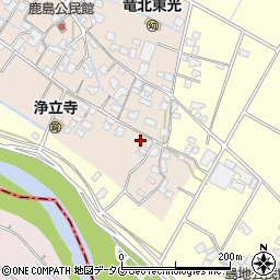 熊本県八代郡氷川町鹿島15周辺の地図